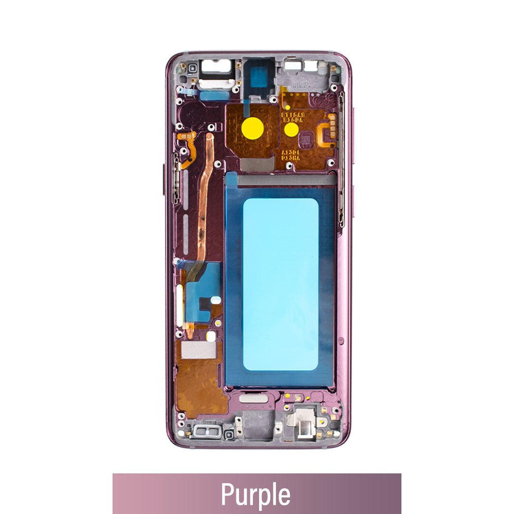 Chassis Mid Frame Cover Replacement Assembly for Samsung Galaxy S9 G960F-Purple Chassis Mid Frame Cover Replacement Assembly for Samsung Galaxy S9 G960F-Purple